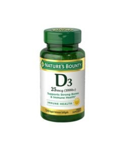 NATURE'S BOUNTY Vitamin D3 -1000 Iu - 120 Softgels