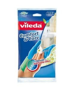 Vileda Comfort & Care Durable Reusable Gloves Medium Size