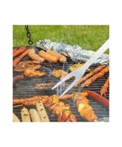 5-Piece Stainless Steel BBQ Grill Tool Set With Storage Case Silver/Black