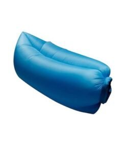 Self Inflating Blow Air Bed Nylon Blue 260x70centimeter