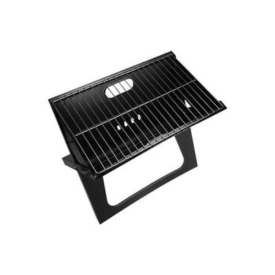 Foldable Charcoal Grill Black - Image 2