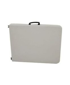 Plastic Foldable Table White/Black