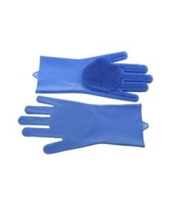 Silicone Kitchen Scrubbing Glove Dark Blue 3inch