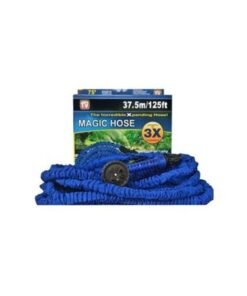 Extendable Water Hose Set Blue/Black 37.5meter