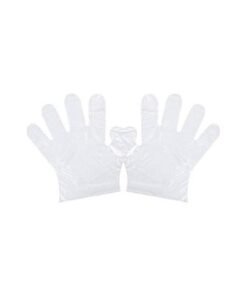 Alternative view of 100-Piece Disposable Latex Hand Gloves Clear 25.4x2.5x13.4centimeter
