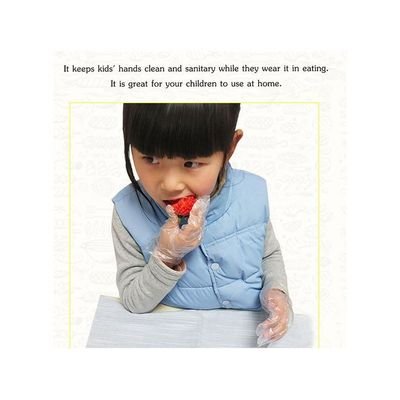 100-Piece Disposable Gloves Clear - Image 3