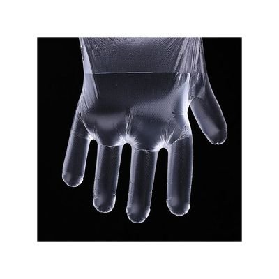 Pair Of 100 Disposable Transparent Food-Grade Gloves Clear - Image 4