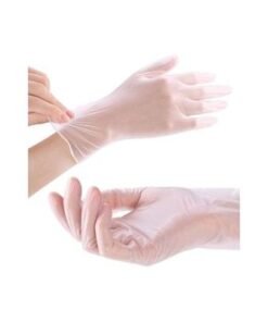 Alternative view of High Quality Disposable Vinyl Hand Gloves Clear Largecm