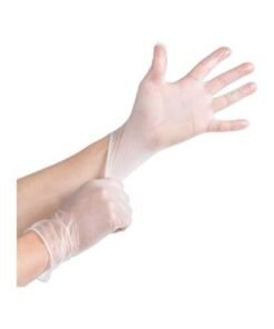 High Quality Disposable Vinyl Hand Gloves Clear Largecm