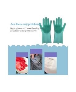 Pair Of 1 Magic Dish Washing Gloves Green 40x16x7cm - Image 4