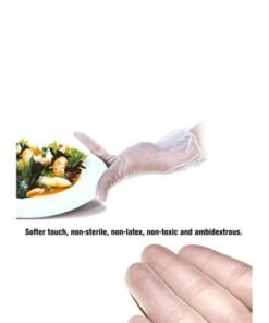 100-Piece Disposable Nitrile Exam Glove Transparent - Image 4