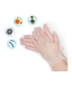100-Piece Vinyl Disposable Gloves Clear - Image 4