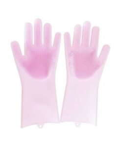 Pair Of Dishwashing Gloves Pink 30centimeter