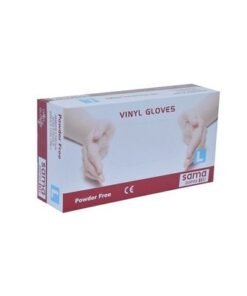 Alternative view of 100-Piece Vinyl Hand Gloves Clear Large