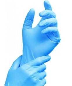 100-Piece Nitrile Gloves Blue Large