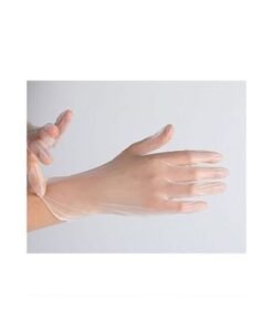 50-Piece Disposable Anti-Static Gloves Clear
