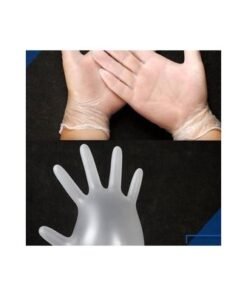 100-Piece Disposable Gloves Clear