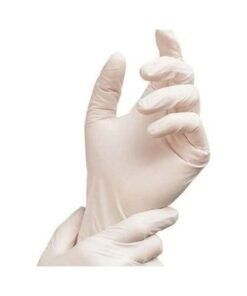 Alternative view of High Quality Disposable Latex Hand Gloves White Largecm