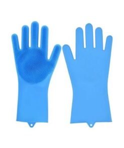 Pair Of Cleaning Gloves Blue 30centimeter