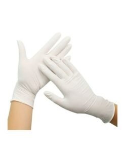 Pair Of 50 Powder-Free Sterile Food Grade Disposable Gloves White - Image 3