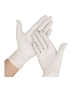 Pair Of 50 Powder-Free Sterile Food Grade Disposable Gloves White