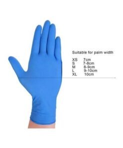 Pack Of 50 Nitrile Disposable Gloves Blue