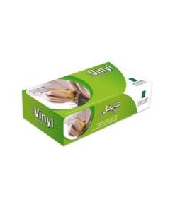 Alternative view of Vinyl Powdered Disposable Gloves, 100 Count White Small