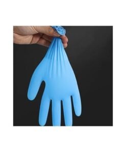 50-Piece Disposable Gloves Blue 11cm