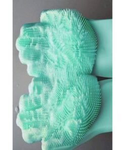 Reusable Silicone Gloves Green