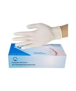 High Quality Disposable Latex Hand Gloves White Mediumcm