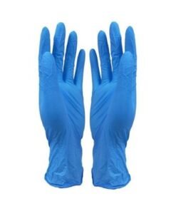 Alternative view of Pair Of 50 Disposable Latex Gloves Blue