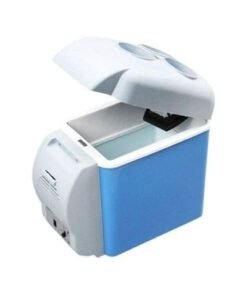 Portable Car Refrigerator Cooler White/Blue
