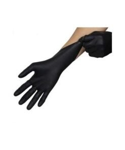 Alternative view of Pair Of 50 Disposable Latex Gloves Black