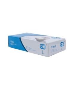 Alternative view of Pack Of 80 Vinyl Disposable Gloves Clear L