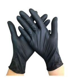 Alternative view of Pair Of 50 Disposable Nitrile Gloves Black