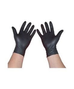 Alternative view of Pair Of 50 Disposable Nitrile Gloves Black