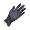 Pair Of 50 Disposable Nitrile Gloves Black