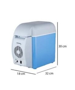 Multi-Function Portable Car Mini Fridge 7.5 L 2724675505919 Blue/White