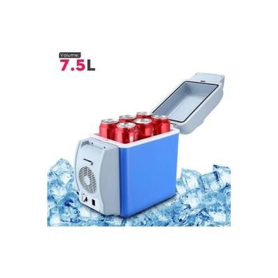 Multi-Function Portable Car Mini Fridge 7.5 L 2724675505919 Blue/White - Image 4