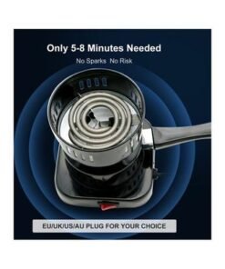 Multipurpose Charcoal Burner Starter H37311UK-LM Black - Image 3