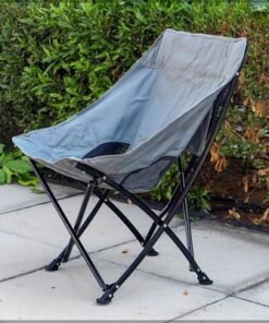 Alternative view of Portable Folding Camping Chair With storage pocket Picnic Chair For Beach Pool Side Fishing Chair BBQ Beach Chair