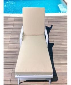 Wreck Outdoor Patio Sun Lounger - Aluminium Furniture for Beach Leisure, Garden Daybed, and Sun Be