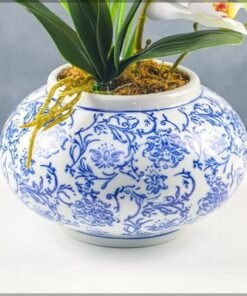 Ceramic Vases for Flower Arrangements and Other Decorations | Modern Ceramic Vases for Home Decor (blue4)