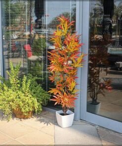 Indoor and Outdoor Planters with Drainage | Plastic Vases for Flower Arrangements and other Decorations (white2) - Image 2