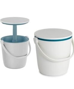 Keter Cooler GoBar White: 2-in-1 Beverage Cooler and Weather-Resistant Serving Table - Image 3