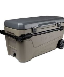 Igloo-Sportsman Sunset Glide 110 Cooler Box - Sandstone / Carbonite - Image 4