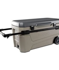 Igloo-Sportsman Sunset Glide 110 Cooler Box - Sandstone / Carbonite