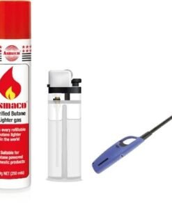 Asmaco Lighter Refill Butane Gas - 250 Ml - Set of 01