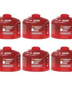 Asmaco Camping Gas Butane Portable Propane Mix - 230G - Set of 06