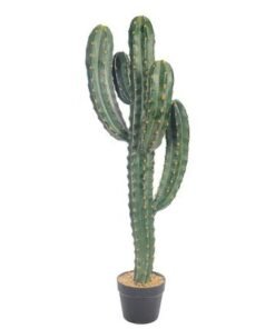 Alternative view of Artificial Cactus Plant, Realistic Green Succulent Fake Plants with Pot, Maintenance-Free, Waterproof & UV Resistant Decorative Faux Plant for Indoor & Outdoor Home, Office, Event Decor (96cm)